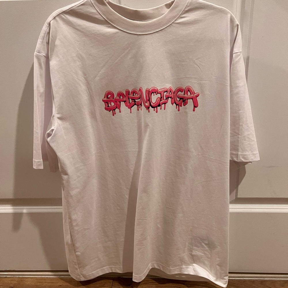 Balenciaga Graffiti Print T-Shirt